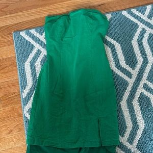 Gorgeous green strapless dress